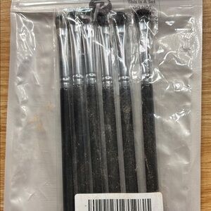 Black Makeup Brush Set